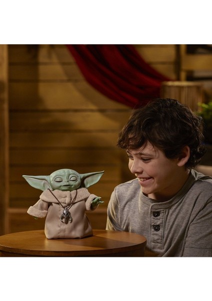 Star Wars Animatronic Baby Yoda The Child Grogu 25'ten Fazla Ses ve Hareket Kombinasyonlu fırsatları