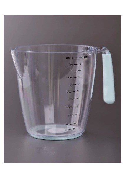 Ölçü ve Hamur Kabı 1000 ml - Silikon Sap
