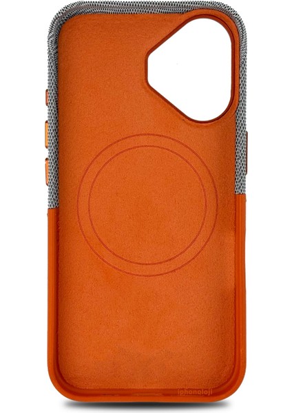 iPhone 16 Uyumlu Kumaş ve Deri Kaplamalı Kartlıklı Metal Kamera Detaylı Sahra Kılıf fiyatları