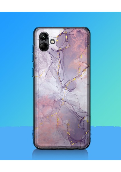 Samsung Galaxy A04 Uyumlu Premium Kalite Baskılı Esnek Şeffaf Kılıf