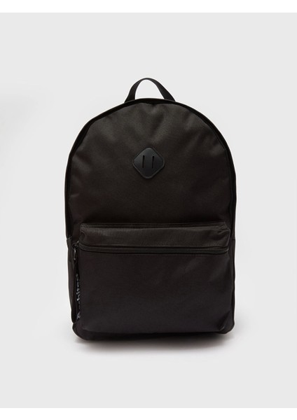 Lcw Accessorıes Siyah Düz Fermuarlı Erkek Sırt Çantası modelleri