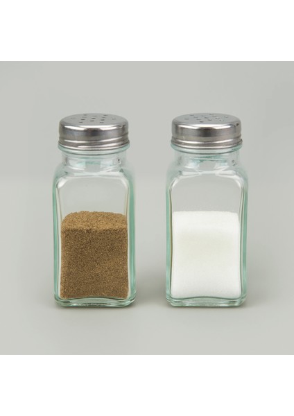2'li Cam Baharatlık - Şeffaf - 100 ml