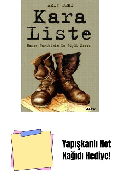 Kara Liste + Yapışkanlı Not Kağıdı