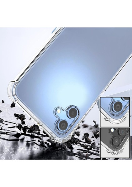 Samsung Galaxy A04 Uyumlu Köşe Korumalı Şeffaf Kılıf modelleri