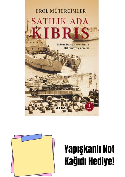 Satılık Ada Kıbrıs + Yapışkanlı Not Kağıdı