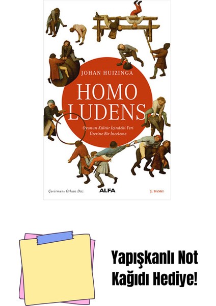 Homo Ludens + Yapışkanlı Not Kağıdı
