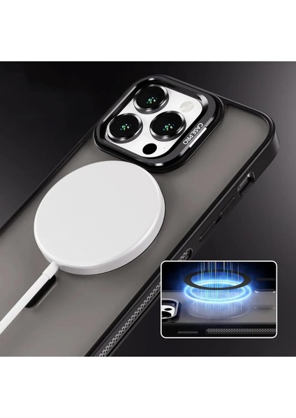 Apple Iphone 12 Uyumlu Kılıf Standlı Mat Magsafe Metal Tuş Kamera Lens Hediyeli Nevada Case indirimleri