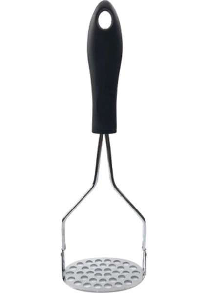 Renkli Plastik Saplı Paslanmaz Metal Patates Ezici Püre Yapıcı indirimleri