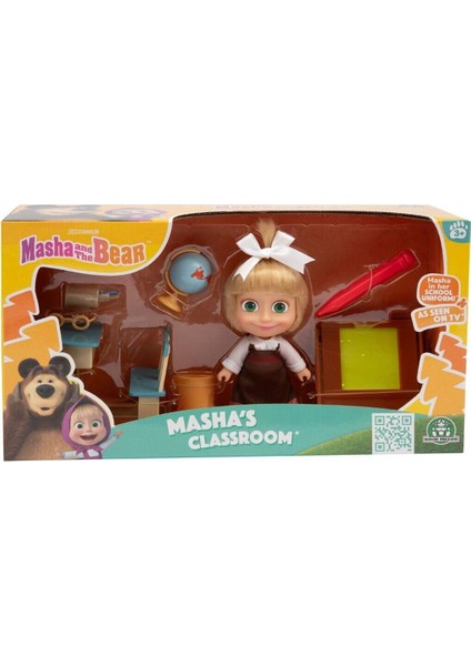MHA07000 Maşa ve Koca 12CM Masha ve Okul Oyun Seti