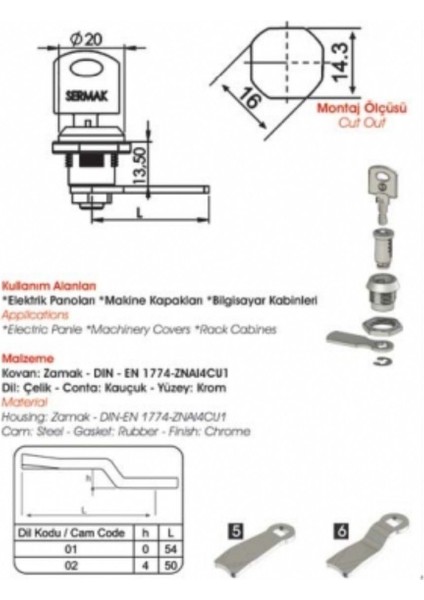 Segmanlı Mini Mandallı Kilit 219 2 fırsatları