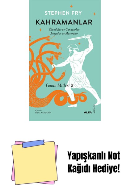 Kahramanlar + Yapışkanlı Not Kağıdı