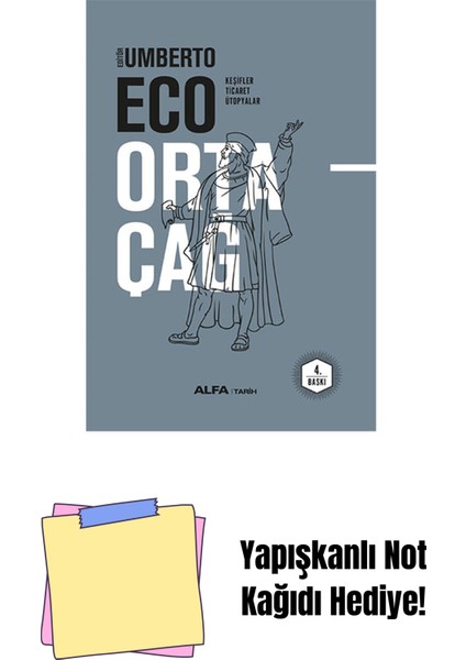 Ortaçağ 4 (Ciltli) + Yapışkanlı Not Kağıdı