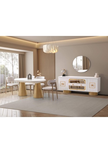 Arizona Yemek Odası Takımı %100 Mdf