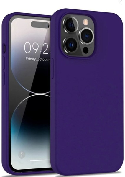 iPhone 14 Pro Max Uyumlu Kamera Korumalı Içi Kadifeli Lansman Kılıf