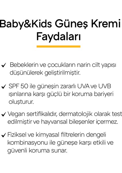 Organik Vegan Hipoalerjenik Glutensiz 50 SPF Güneş Kremi 50 ml modelleri