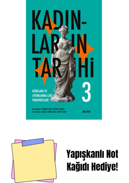 Kadınların Tarihi 3 (Ciltli) + Yapışkanlı Not Kağıdı