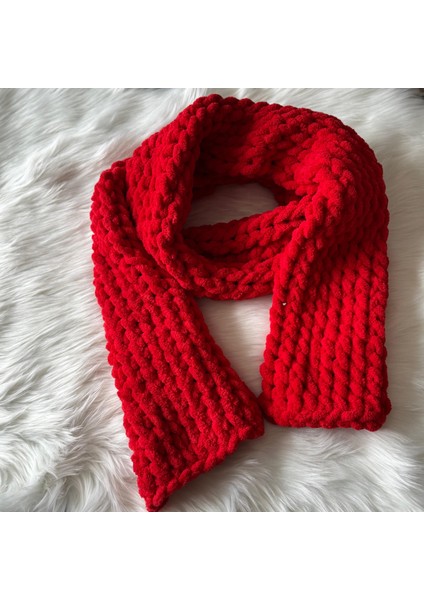 El Örgüsü Puffy Atkı