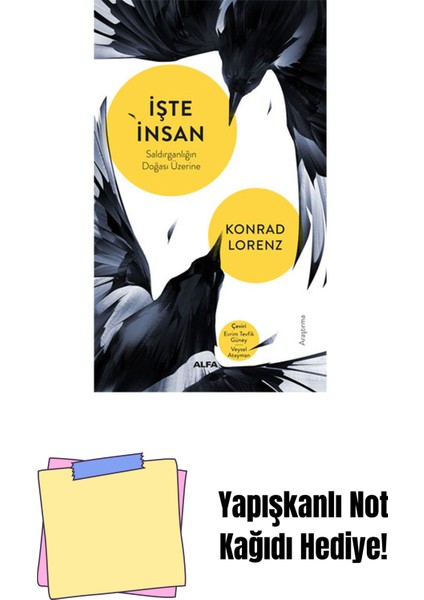 Işte Insan + Yapışkanlı Not Kağıdı