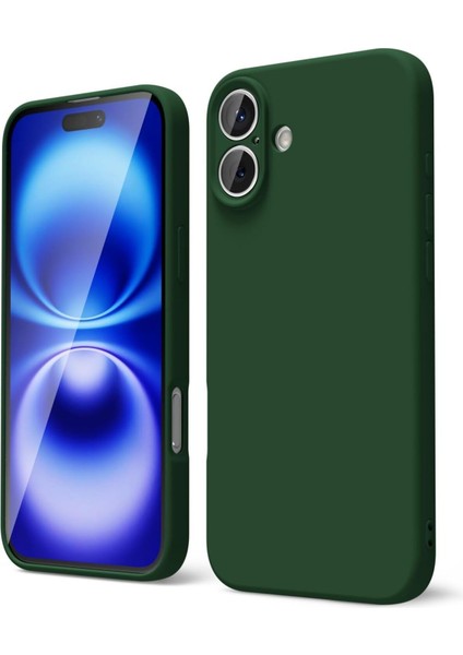 iPhone 16 Uyumlu Içi Kadifeli Kamera Korumalı Lansman Kılıf