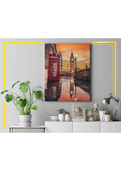 Kanvas Tablo - Ingiltere Telefon Kulübesi fiyatları