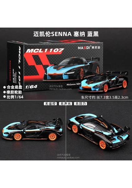 Yeni Masdı 1:64 765LT Alaşım Model Araba Koleksiyonu Süsler Statik Koleksiyon Dekore Edilmiş Tatil Oyuncaklar Hediyeler (Yurt Dışından)