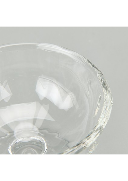 Cam Tatlı Tabağı - Şeffaf - 210 ml