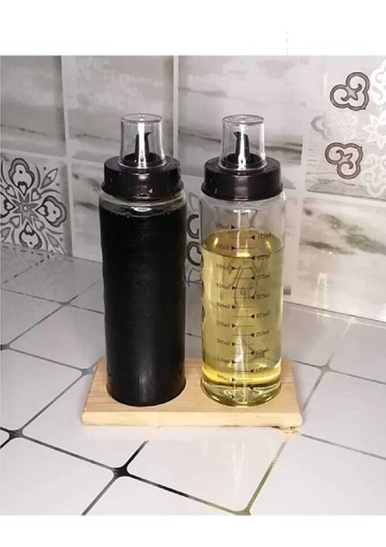 Ahşap Yağdanlık Altlığı -2 Bölmeli Yağlık Sosluk Standı fiyatları