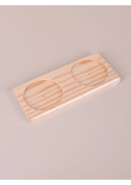 Ahşap Yağdanlık Altlığı -2 Bölmeli Yağlık Sosluk Standı fırsatları