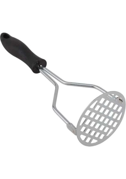 Plastik Saplı Delikli Metal Paslanmaz Patates Muz Yumurta Ezici Püre Yapıcı fırsatları
