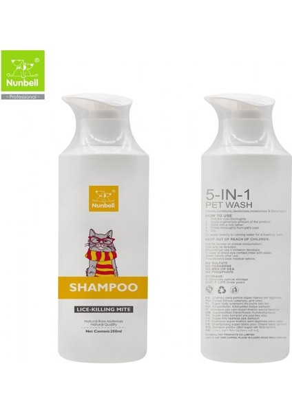 Kene Pire Kovucu Kedi Şampuanı 350 ml