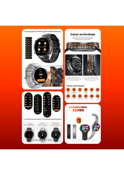 Watch X2 Pro Akıllı Saat Apple iPhone ve Android Tüm Telefonlara Uyumlu modelleri
