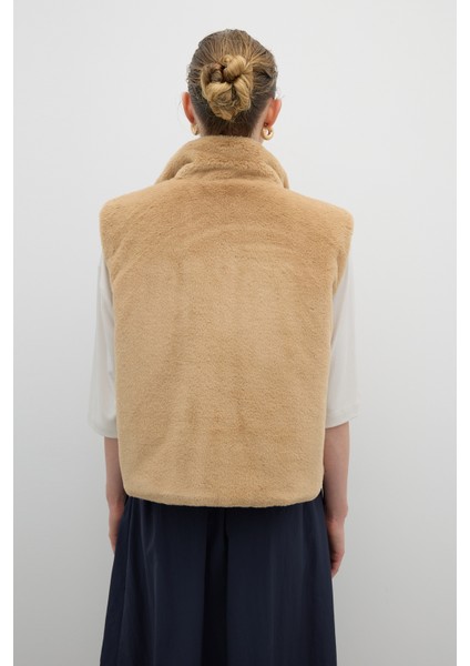 Çift Taraflı Fermuarlı Yelek Lacivert K2637001_015 modelleri