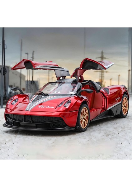 1:32 Pagani Huayra Bc Supercar Alaşım Metal Pres Döküm Model Araba Kütüphanesi Statik Ses ve Işık Süsler Erkek Arkadaşı Için Doğum Günü Hediyesi (Yurt Dışından) fiyatları