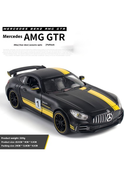 Simülasyon 1:24 Mercedes Benz Gt Amg Alaşım Spor Araba Döküm Modeli Dekoratif Trendy Süsler Arkadaş Hediye Koleksiyonu Için (Yurt Dışından)