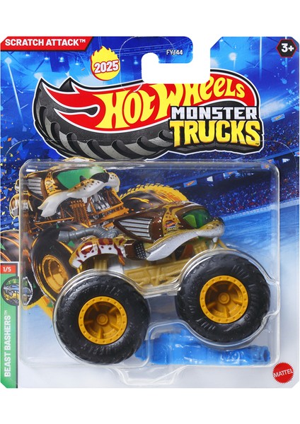 Mattel Hot Wheels 1/64 Monster Trucks Serisi 2025 Mix A B Serisi Koleksiyon Araba Oyuncaklar Döküm Araç (Yurt Dışından)