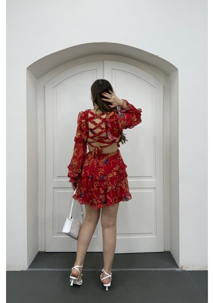 Destiny Fırfırlı Volanlı Elbise fiyatları