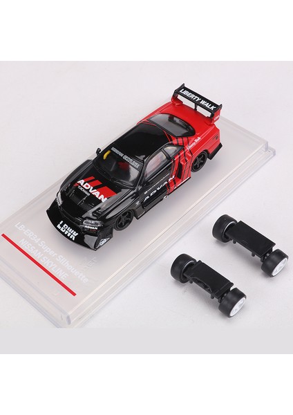 cm Model 1:64 Skyline LB-ER34 Advan Süper Siluet Döküm Simüle Alaşım Araba Modeli (Yurt Dışından)