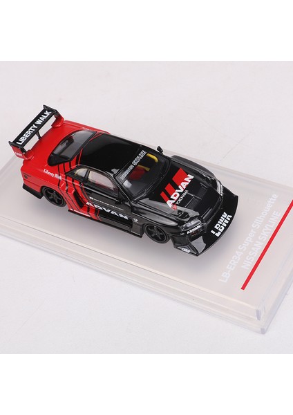 cm Model 1:64 Skyline LB-ER34 Advan Süper Siluet Döküm Simüle Alaşım Araba Modeli (Yurt Dışından) modelleri