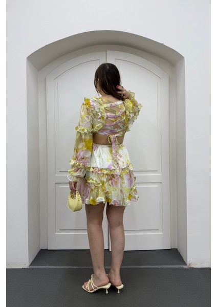 Destiny Fırfırlı Volanlı Elbise fiyatları