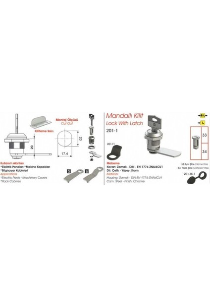Mandallı Kilit 201 1 fırsatları