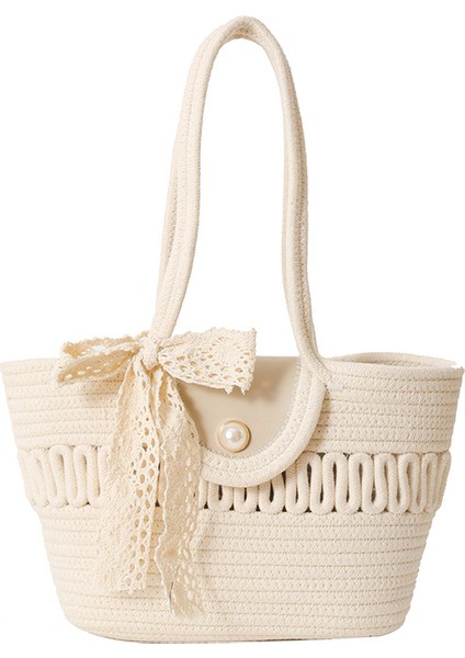 Basit Eşarp Örgü Trendy El Tek Omuz Kadın Çantası (Yurt Dışından)