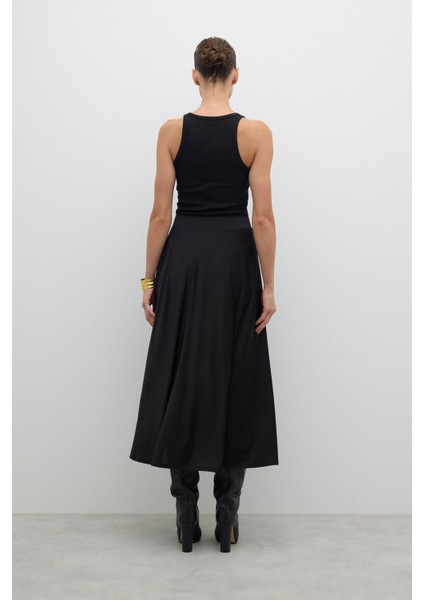 Beli Lastikli Anvelop Midi Boy Etek Siyah K2615017_001 modelleri
