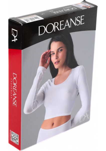 Kadın Basic Uzun Kol Crop T Shirt 8513 modelleri