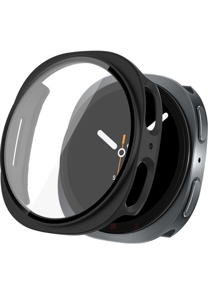 Samsung Galaxy Watch 8 44MM Uyumlu Kılıf Sert Pc Kasa ve Ekran Koruyucu Kılıf