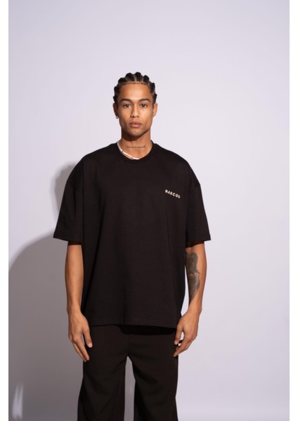 Erkek Oversize T-Shirt Arabic Siyah fiyatları