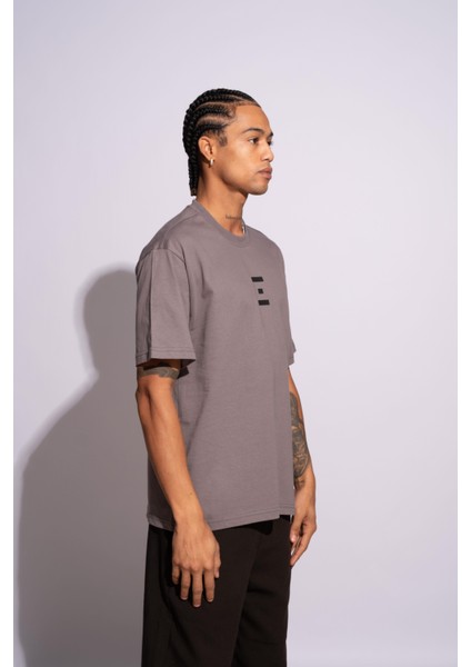 Erkek Oversize T-Shirt Termal Gri fiyatları
