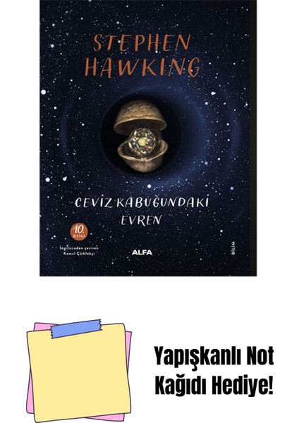 Ceviz Kabuğundaki Evren (Ciltli) + Yapışkanlı Not Kağıdı