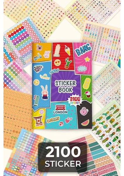 Akademik Ajanda Prism + Kareli A5 Defter + Sticker Book + Klips + Kalem Kutu + Kalem + Kitap Ayracı + Takvim fırsatları