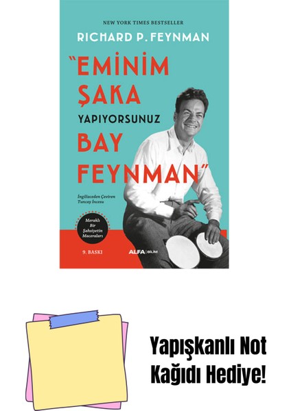 Eminim Şaka Yapıyorsunuz Bay Feynman + Yapışkanlı Not Kağıdı