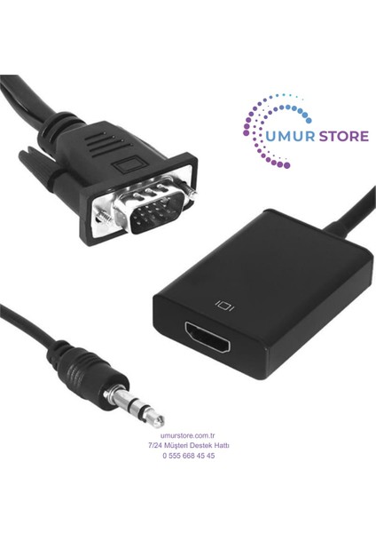 VGA To HDMI Dönüştürücü Kablo